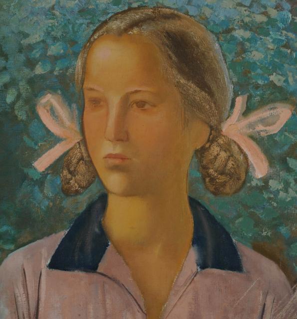 Самохвалов А.Н. Портрет девочки. 1924 Самохвалов А.Н. Портрет девочки. 1924